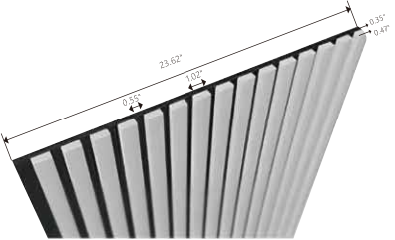 Panel fonoabsorbente de madera